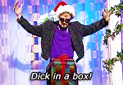 ruinedchildhood:   Every single holiday a dick in a box!   