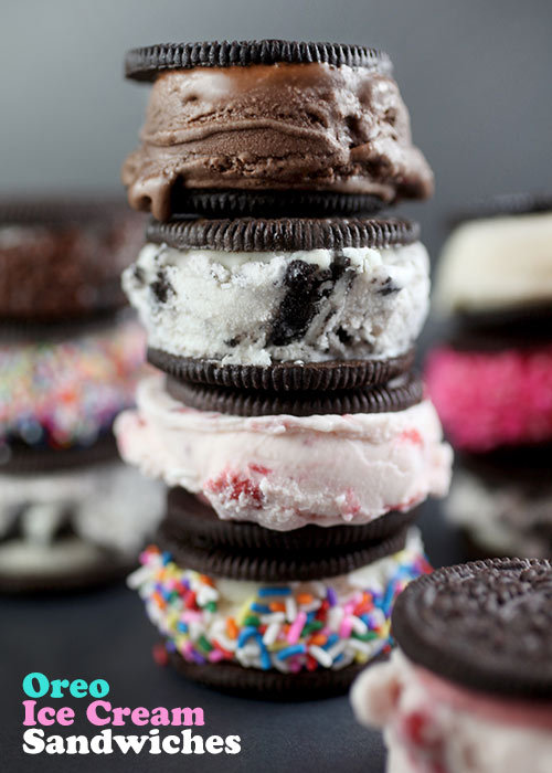 XXX foodtolivewith:  Easy Oreo Ice Cream Sandwiches photo