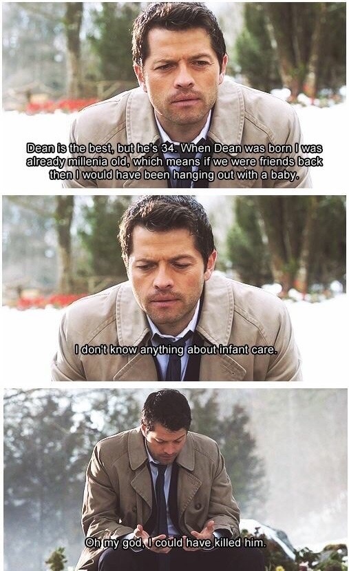 If Cas Had Shower Thoughts