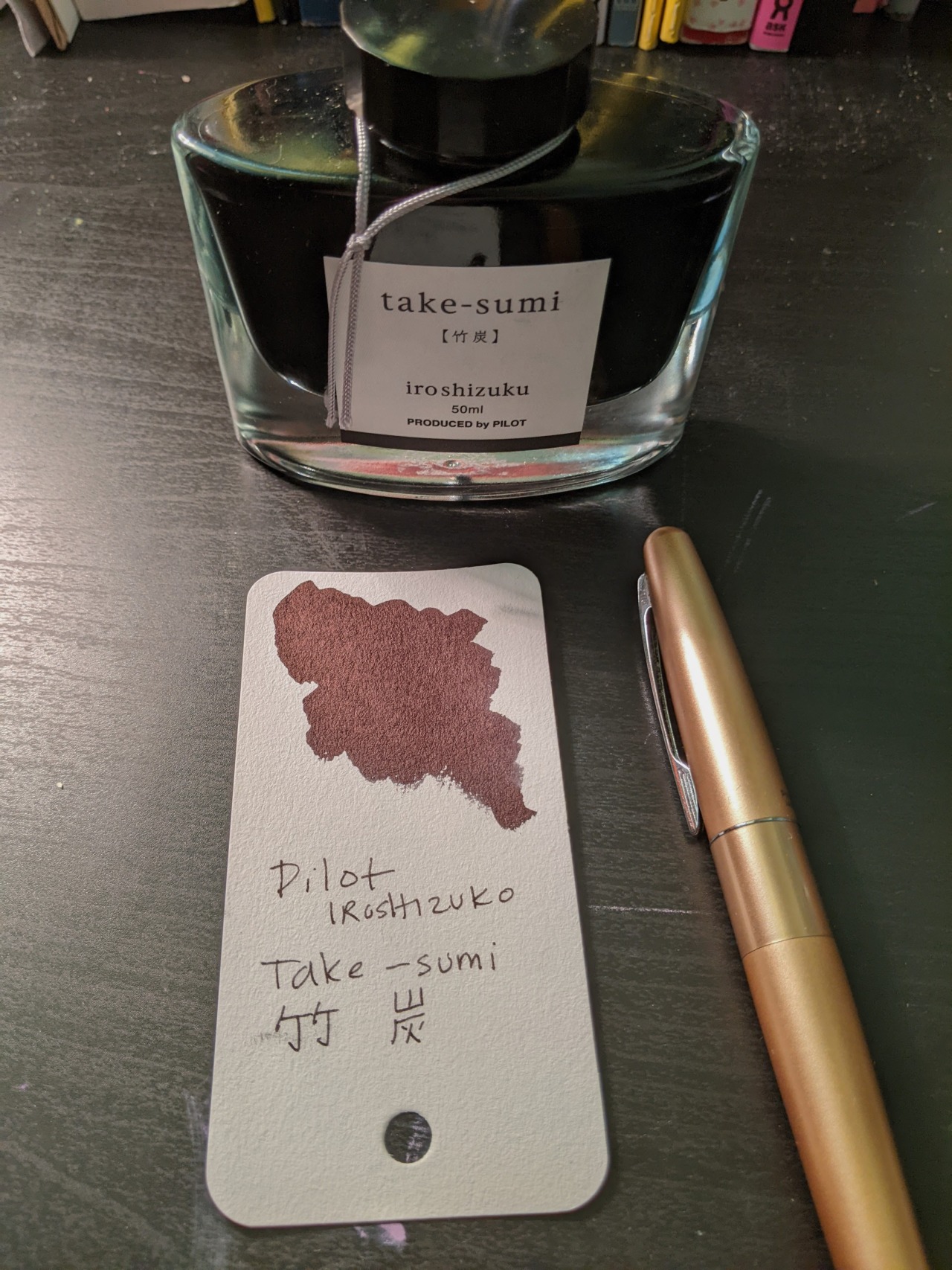 Pilot Iroshizuku Ink - Take-sumi - 50 mL Bottle Ink – Yoseka Stationery