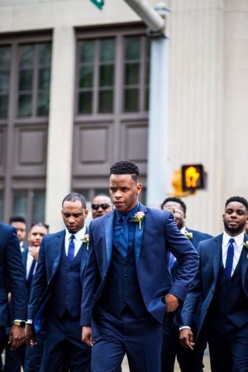 blackfashion:A black wedding.   📸: Instagram.com/jarvishues