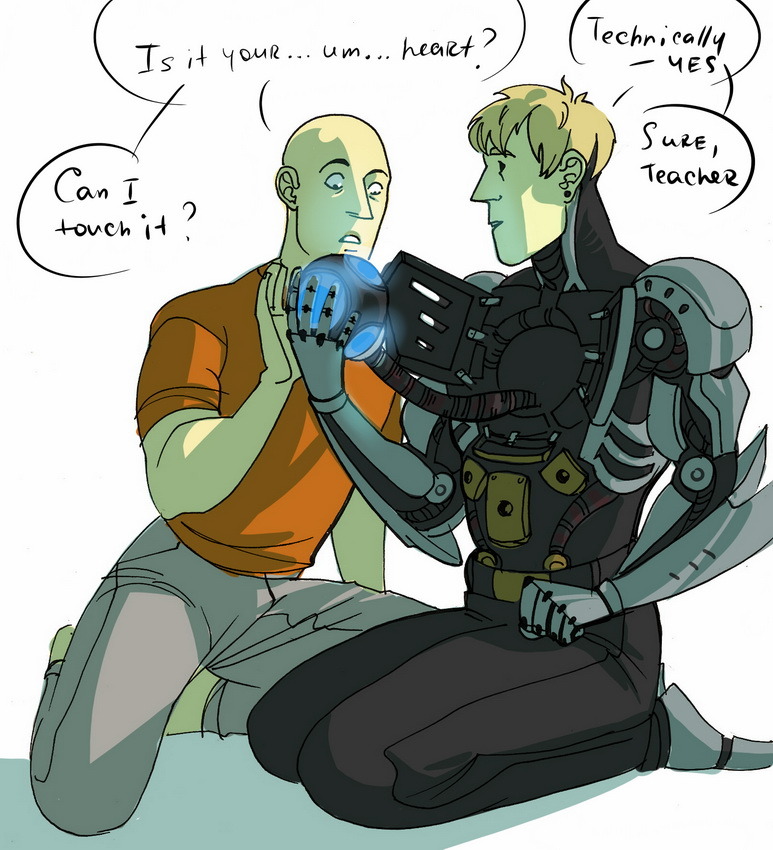 pretentiousfork:  insp by anon who ask about genos getting plesure if someone touch