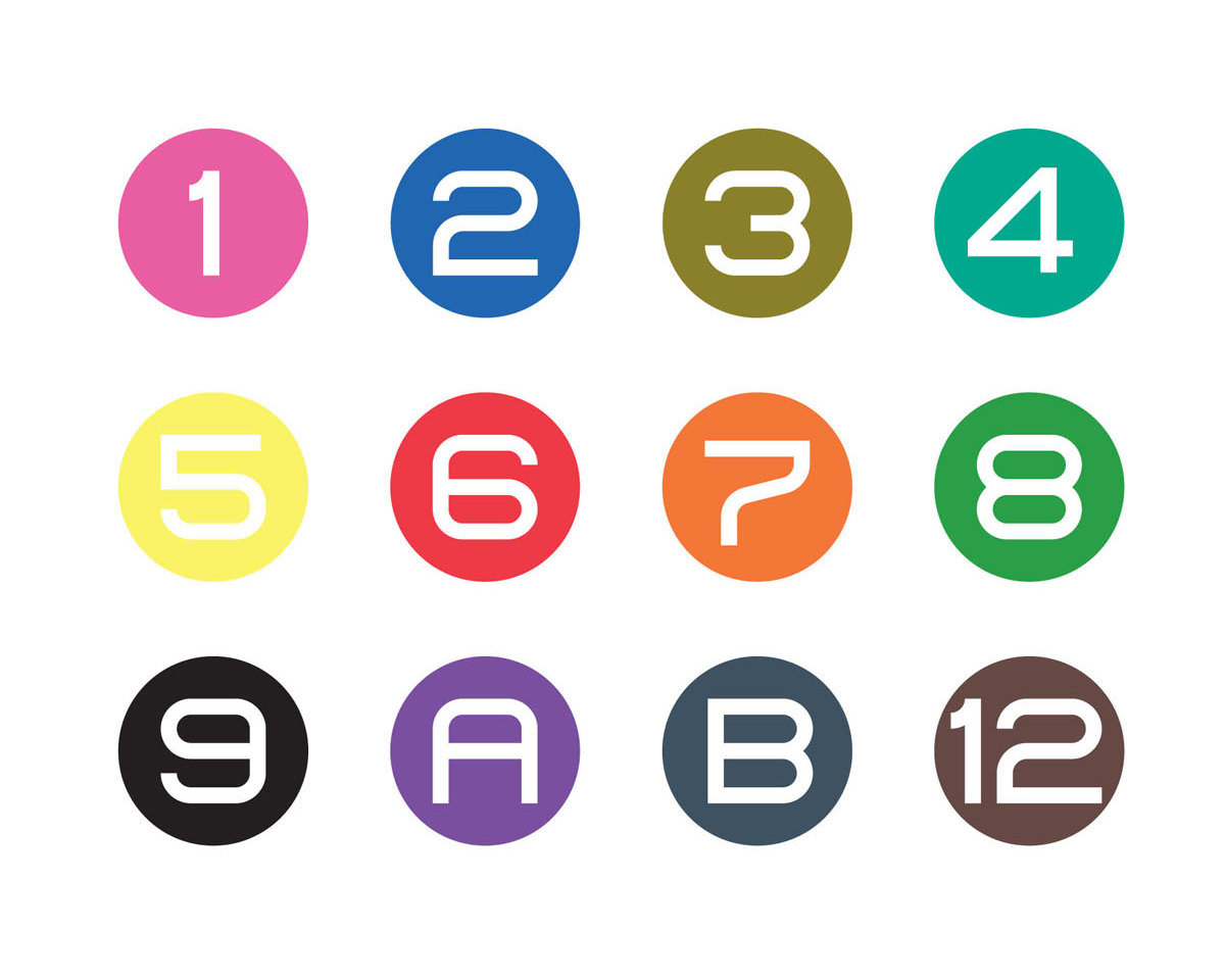 MetroDF — Números y colores de las líneas del metro...