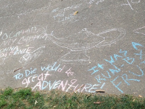 redbarracuda:  I decided to visit the Boston Public Gardens today, to see the bench from Good Will Hunting, so I could pay my respects to one of my idols. I wasn’t alone, as crowds of young and old stood near, bound together by sadness. Rest in peace