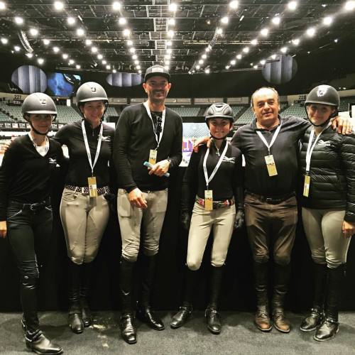 And….so it begins. @longinesmasters warm up class T minus 25 minutes. A good looking crew I m
