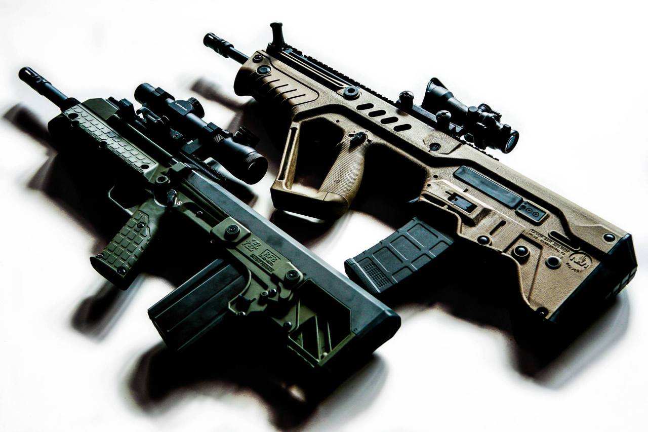 victran:  IWI Tavor and Kel Tec RFB 