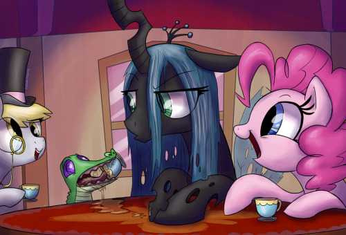 paperderp:  Gummy’s Teaparty by professor-ponyarity  x3