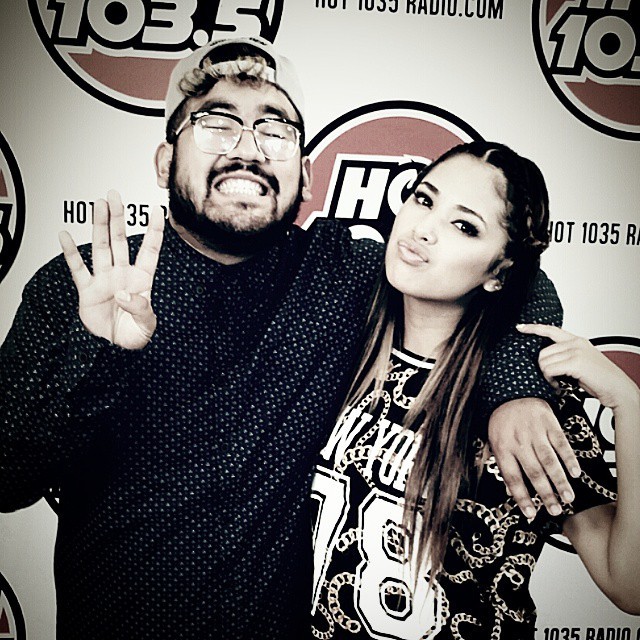 villegas-news:  hellasoosh: Kickin’ it with my future ex-wife @jasminevillegas.
