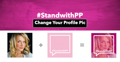 Looking for a way to show that you stand with Planned Parenthood? Add a#StandwithPP filter to your p