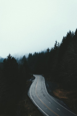 photo-wzrd:  The lone road | Instagram |