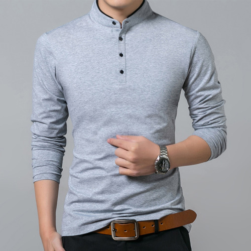 T-shirts Algodão | Full Sleeve | Solid Color | Cotton