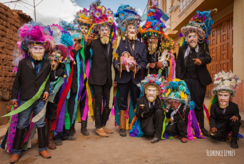 didyouseethewind: A group of “Viejitos Catrines” performs in front of each house in San Francisco de Uricho (Michoacan, Mexico), giving the blessing to the beloved little “Niño Dios” (The Christ child), on 2nd of February, Day of Candlemas,