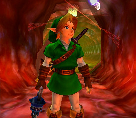 celticmagician:  Some interesting images from Ocarina of Time, produced by exploiting