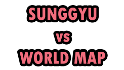 ifntlove:  sunggyu vs world map © 