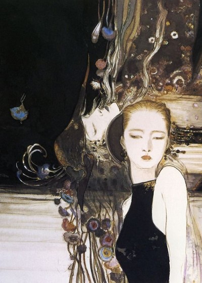 twistedxxwords:Art by Yoshitako Amano