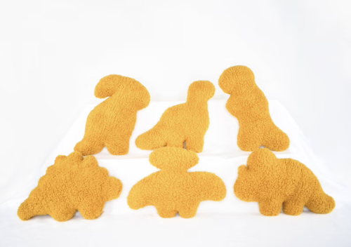 snootyfoxfashion:Dino Nuggies Plush from ElisesPiecesPlush @evaceratops !!!