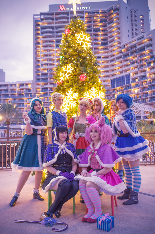 Riccardo Bacci Christmas Sailor Scout DesignsSailor Moon - @amiephoto  Sailor Chibi Moon - @angellio