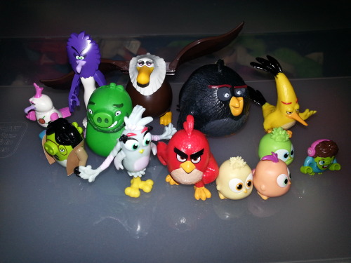 I have completed my Angry Birds toy collection!