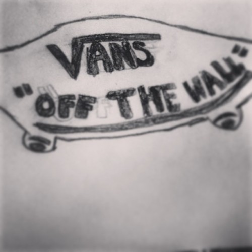 K I know you can see my mistakes where I erased but oh well Vans #vans #warped #vanswarpedtour #offt