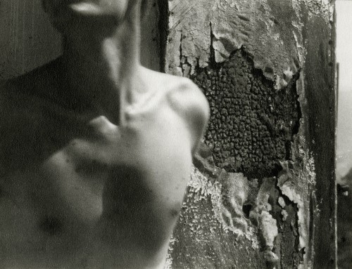 Edmund Teske - Male nude (Ice Boxes Series)1954-5.