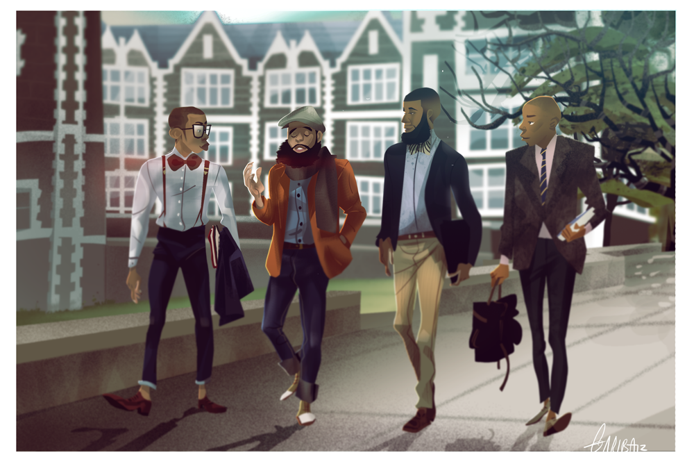 streetetiquette:The Black Ivy (animated) by Gyimah Gariba (2011)Just came across