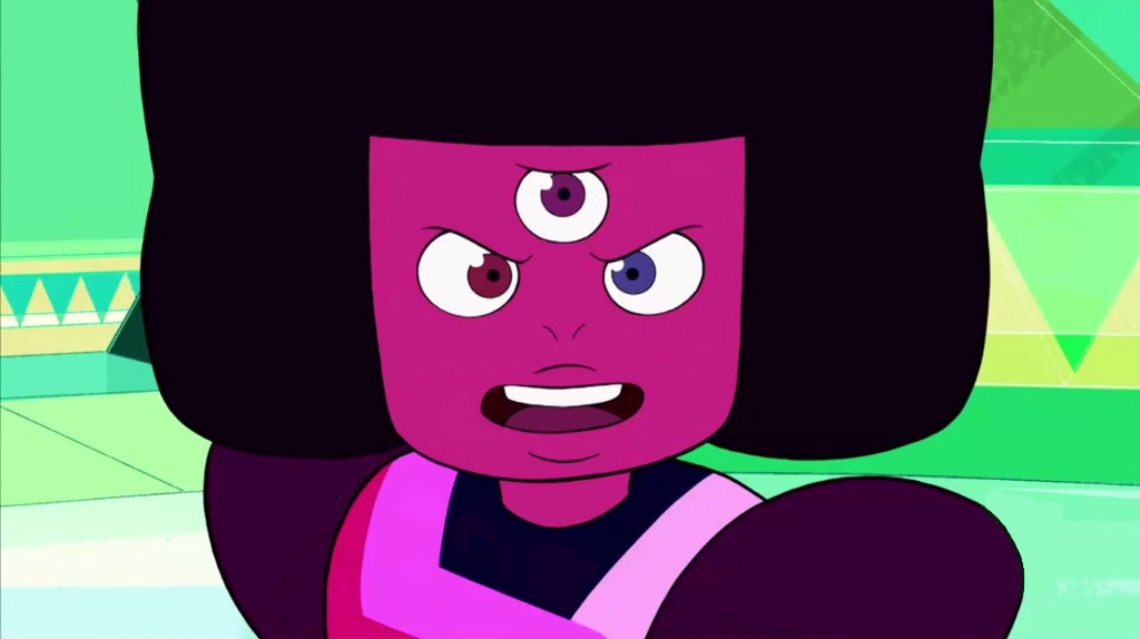 rubykgrant:  aroacecotd:  Today’s (canon) aroace character of the day is: Garnet