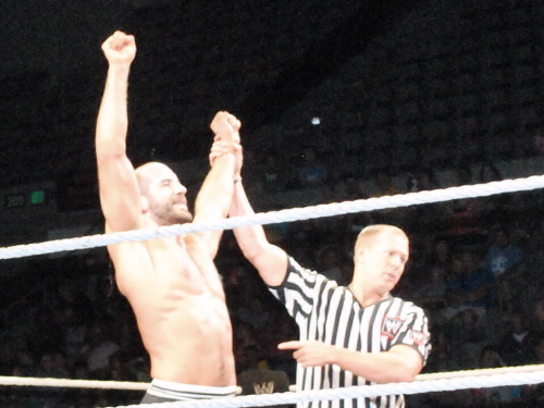 Porn Pics madamemal:  Cesaro vs Big E