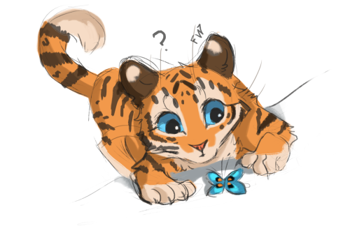 dominoll: Curious little tiger. ~