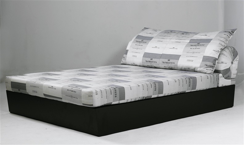 vuls:  Joseph KosuthModus Operandi (Double bed),1989