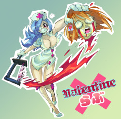 rafchu:  Skullgirls fanart ! Their April’s