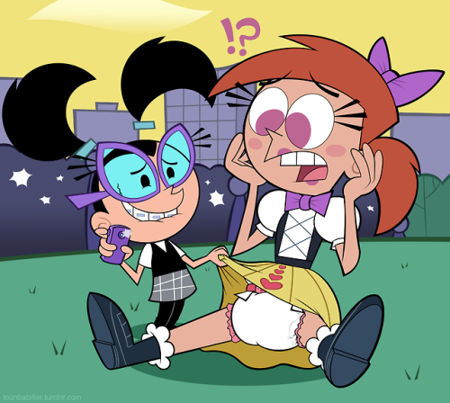 toonbabifier: Nice Vicky gets caught (Fairly Oddparents) Nice Vicky (without the bug up her butt) is