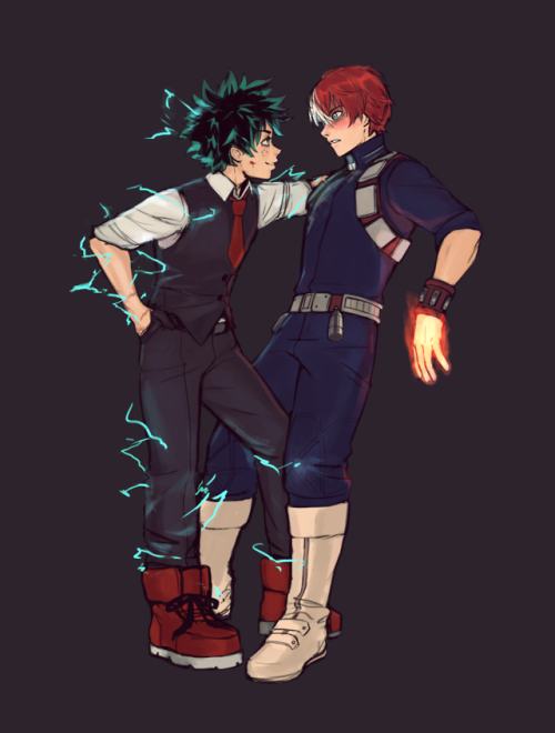 Commission (’Evil’ Izuku Midoriya and Shoto Todoroki)