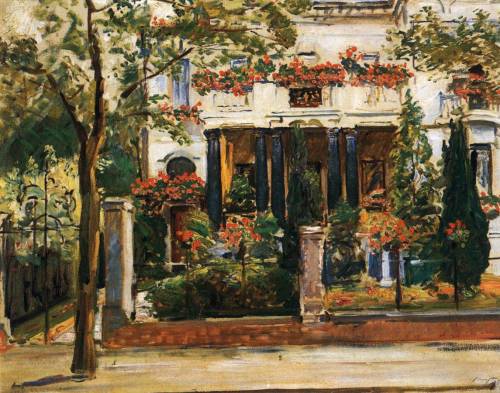 Villa Steinbart , Berlin   -  Max Slevogt  1911German 1868-1932Impressionism