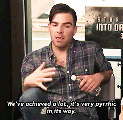  Zachary Quinto explained his totally normal interview vocab 