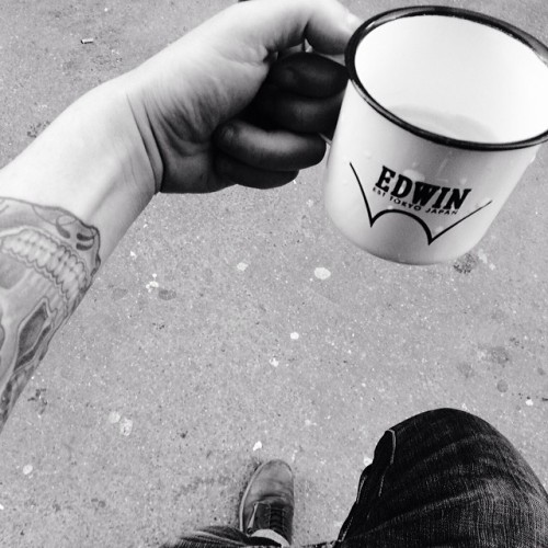 #edwineurope #grenson #mug #coffe #morning #tattoo #inked