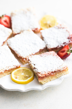 do-not-touch-my-food:    Strawberry Lemon Bars  