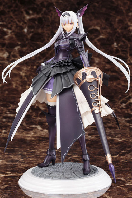 figurenews:  【シャイニング・レゾナンス】コトブキヤ「エクセラ・ノア・アウラ 1/8スケールフィギュア」予約開始！黒と白を基調とした鎧に竜刃器・龍吼魔笛グラビネットを装備した姿を再現