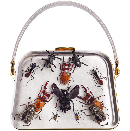 FASHION: Prada x Damien Hirst Entomology Bags Damien Hirst is one of the most important artists