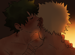 kawaiikrisschan:  “Is this your erogenous zone, Kacchan?”