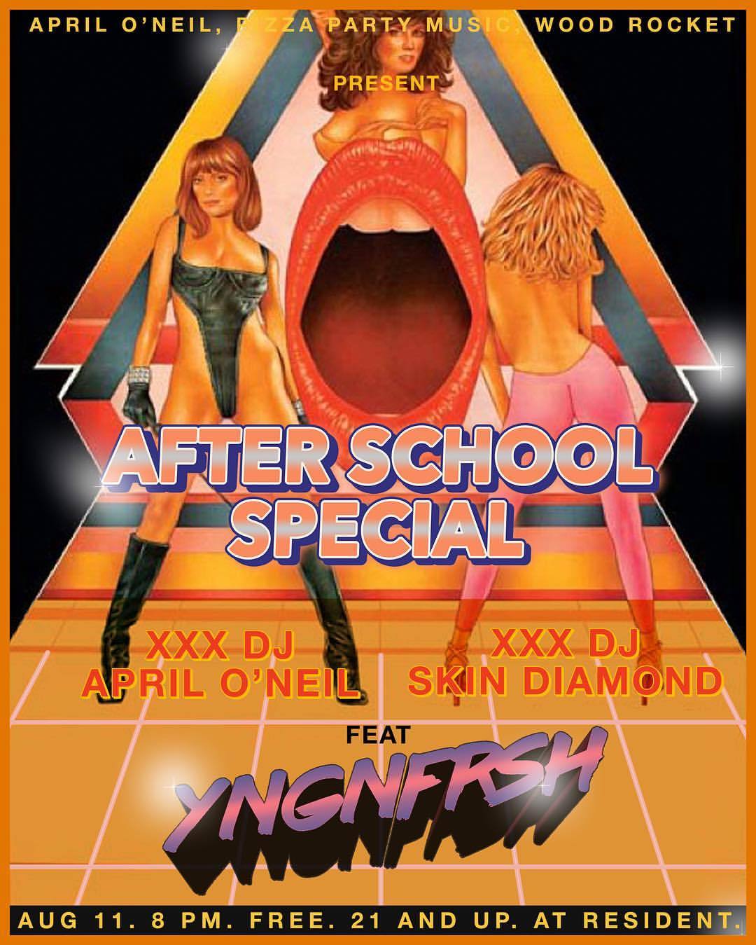 Next Thursday is After School Special @residentdtla! We got @skindiamond seriously