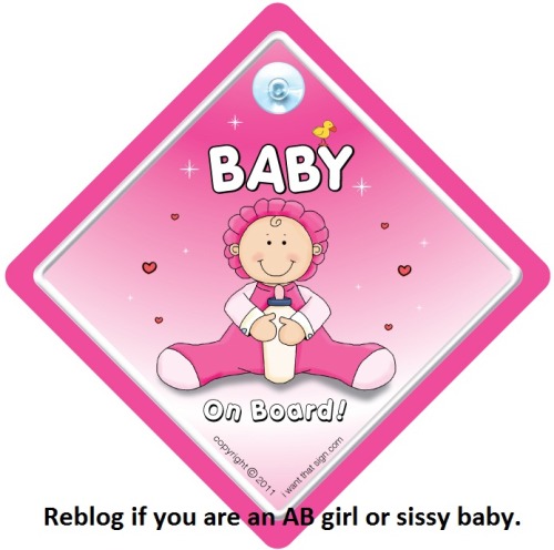 Baby on board sign