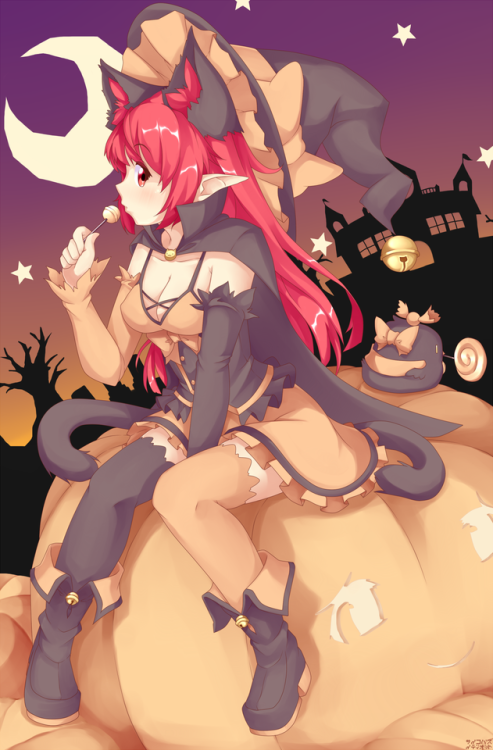 catgirlsdoingcatthings: ハロウィン (遅) | サイコパス・イディオット [pixiv]