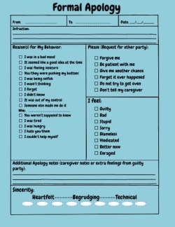 the-little-tator-tot:  Formal Apology Forms