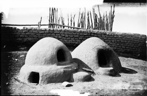 thebigkelu: Bake ovens [common?] among the Pueblo Indians at Taos, New Mex. - Jackson - 1880s