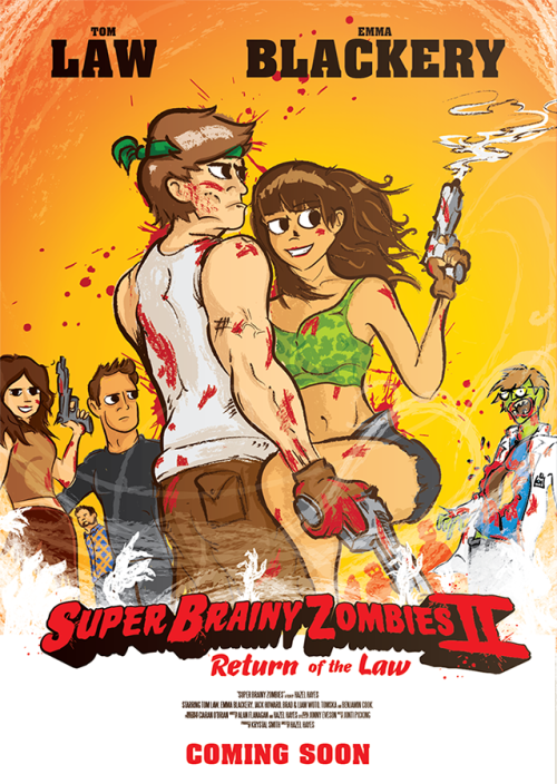 Super Brainy Zombies Posters & Merchandise A few months ago, I was asked by Hazel Hayes to contr