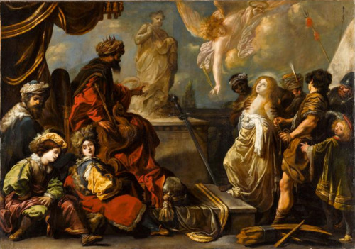 St. Catherine Refuses to Sacrifice to the Idols, Claude Vignon (1593-1670)