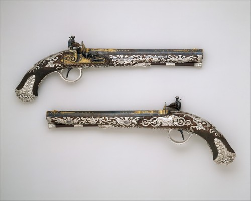 met-armsarmor: Pair of Flintlock Pistols by Samuel Brunn, Arms and ArmorPurchase, Harris Brisbane D