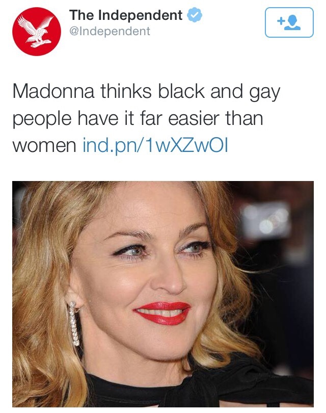 alvaroarbehoa:saturnineaqua:  problackgirl:This is comedy.  i stopped at “Madonna