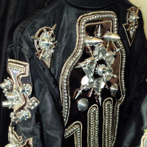 shopfatal: The #KTZ #Hamsa studded/beaded bomber is sooo good! #omg #fashion #style #look #outfit ww