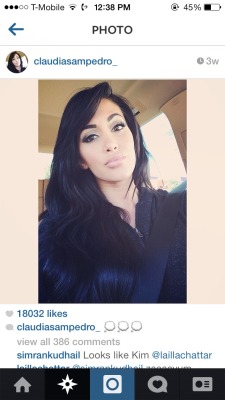 Kim Kardashian look alike